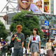 Glico executives say they hope consumers associate the president's face with Pretz Ham & Cheese from now on.